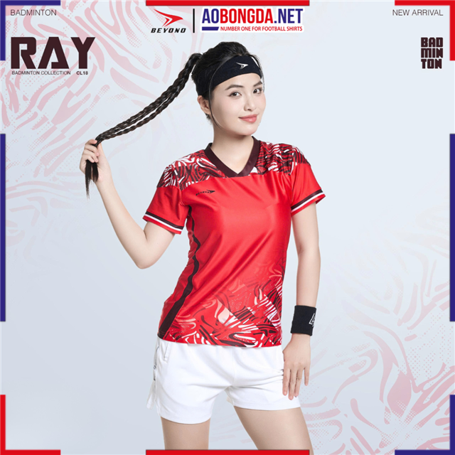 Áo Cầu Lông Beyono Ray CL18 Nữ Đỏ