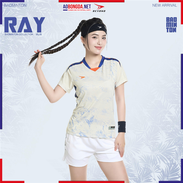 Áo Cầu Lông Beyono Ray CL15 Nữ Kem