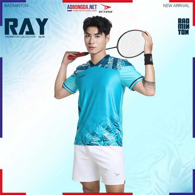 Áo Cầu Lông Beyono Ray CL18 Nam Xanh Ngọc
