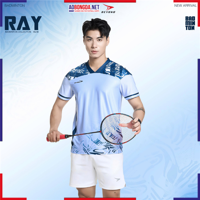 Áo Cầu Lông Beyono Ray CL18 Nam Xanh Tím