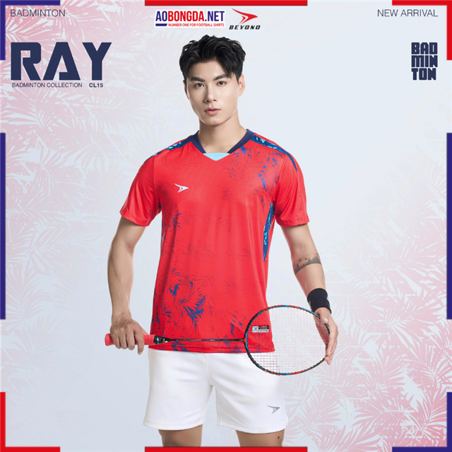 Áo Cầu Lông Beyono Ray CL15 Nam Đỏ