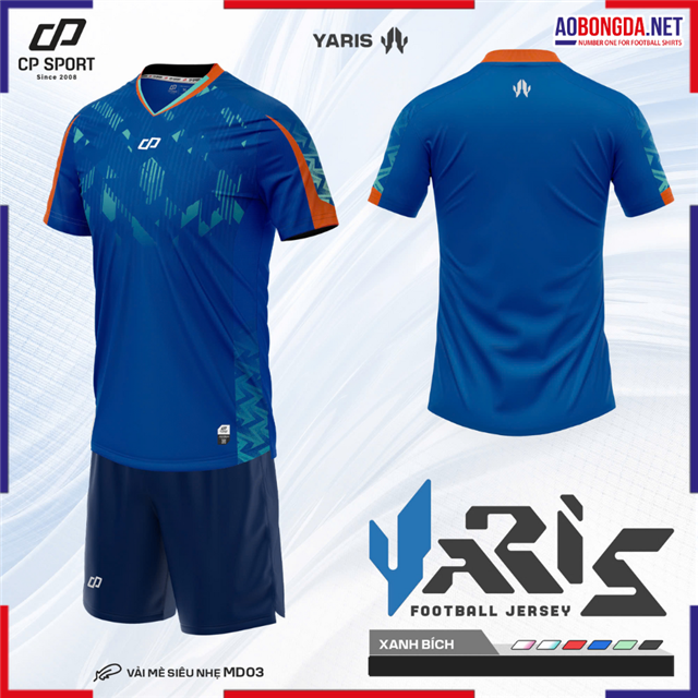 Áo Bóng Đá Không Logo CP CP Yaris Bích