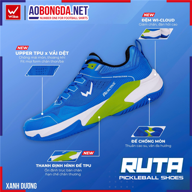 Giày thể thao Wika Ruta Xanh Dương