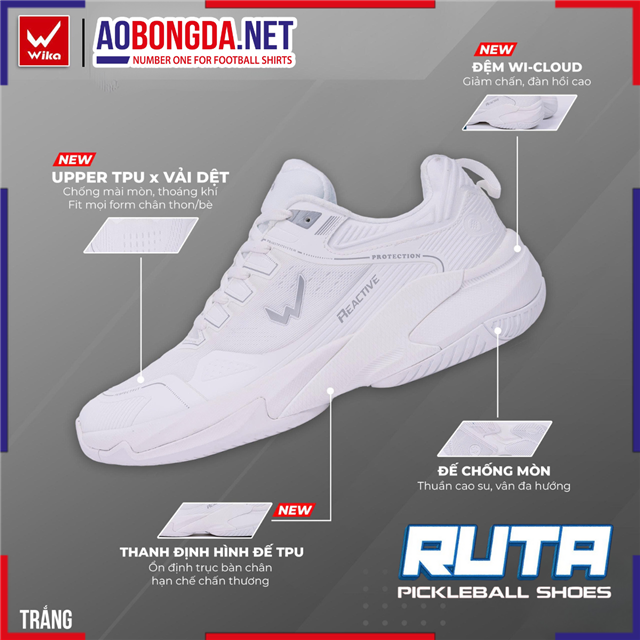 Giày thể thao Wika Ruta Trắng