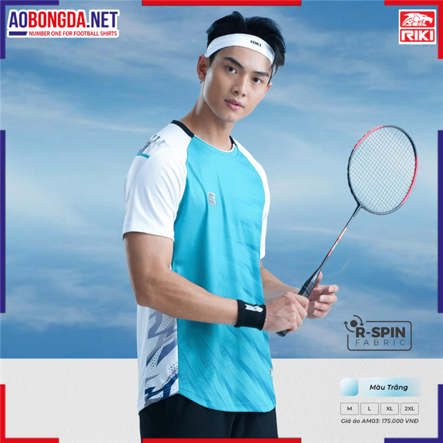 Áo Thể Thao Riki AM03 Nam Trắng