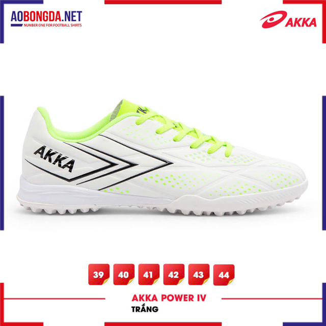 Giày Bóng Đá Akka Power 4 Trắng