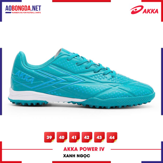 Giày Bóng Đá Akka Power 4 Xanh Ngọc