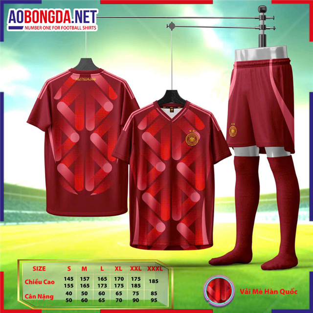 Áo Bóng Đá Đội Tuyển Đức Đỏ 2025-2026