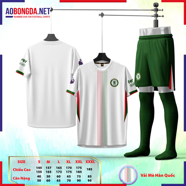 Áo Bóng Đá Câu Lạc Bộ Chelsea Trắng 2025-2026