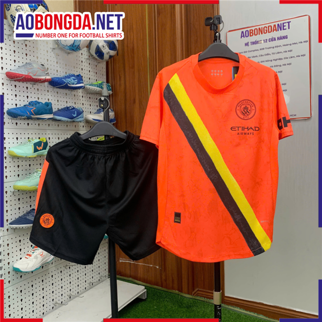 Áo Bóng Đá Câu Lạc Bộ Manchester City Cam 2025-2026