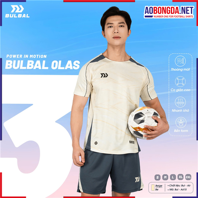  Áo Bóng Đá Không Logo Bulbal Olas 3 Be