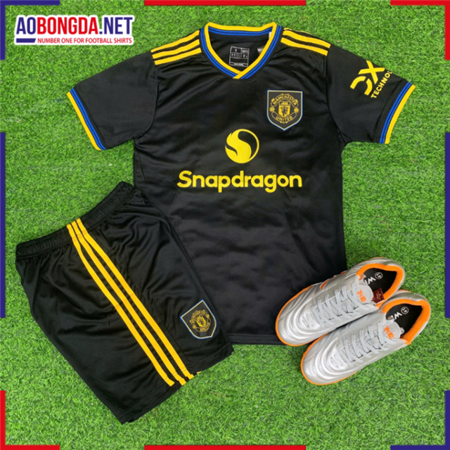 Áo Bóng Đá Câu Lạc Bộ Manchester United Đen 2025-2026