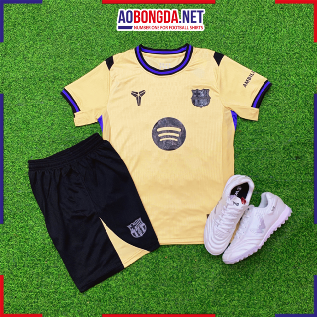 Áo Bóng Đá Câu Lạc Bộ Barca Vàng Đồng 2025-2026