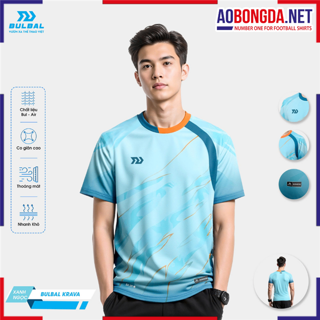 Áo Thể Thao Bulbal Krava Nam Xanh Ngọc