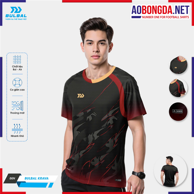 Áo Thể Thao Bulbal Krava Nam Đen