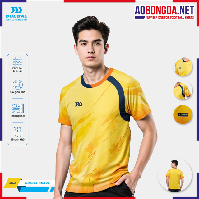 Áo Thể Thao Bulbal Krava Nam Vàng
