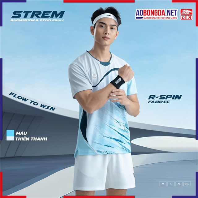 Áo Thể Thao Riki AM04 Nam Thiên Thanh