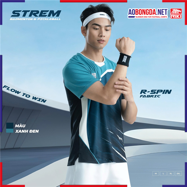 Áo Thể Thao Riki AM04 Nam Xanh Đen