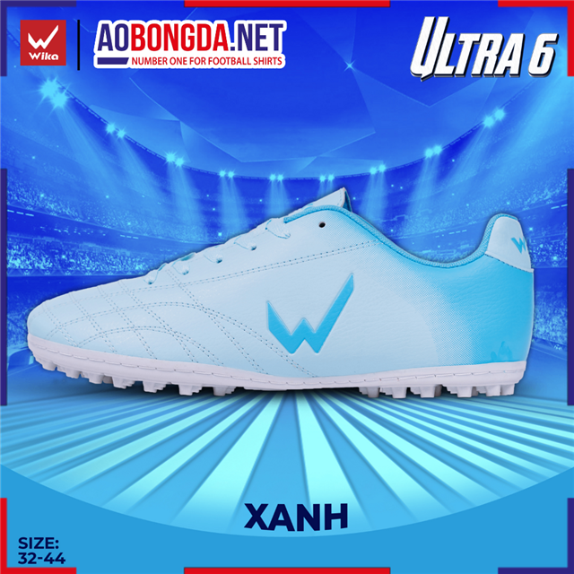 Giày Bóng Đá Wika Ultra 6 Xanh
