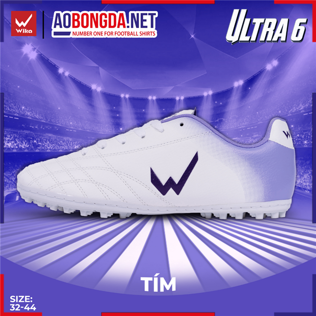 Giày Bóng Đá Wika Ultra 6 Tím