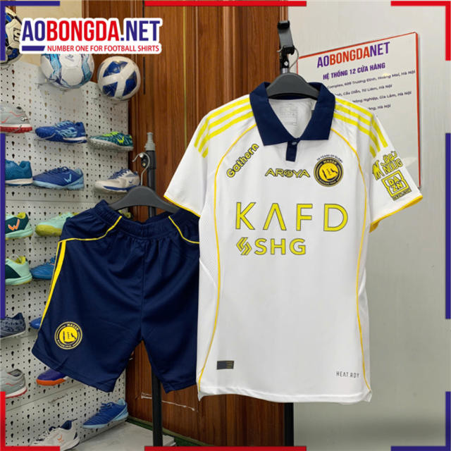Áo Bóng Đá Câu Lạc Bộ Al Nassr Trắng 2025-2026