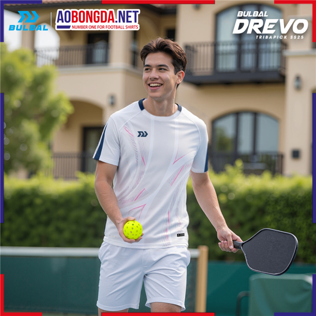 Áo Thể Thao Bulbal Drevo Nam Trắng Nhớt