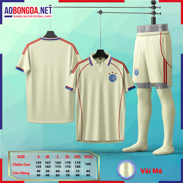 Áo Bóng Đá Câu Lạc Bộ Ajax Kem 2025-2026