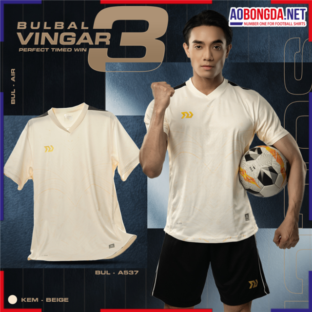 Áo Bóng Đá Không Logo Bulbal Vingar 3 Kem