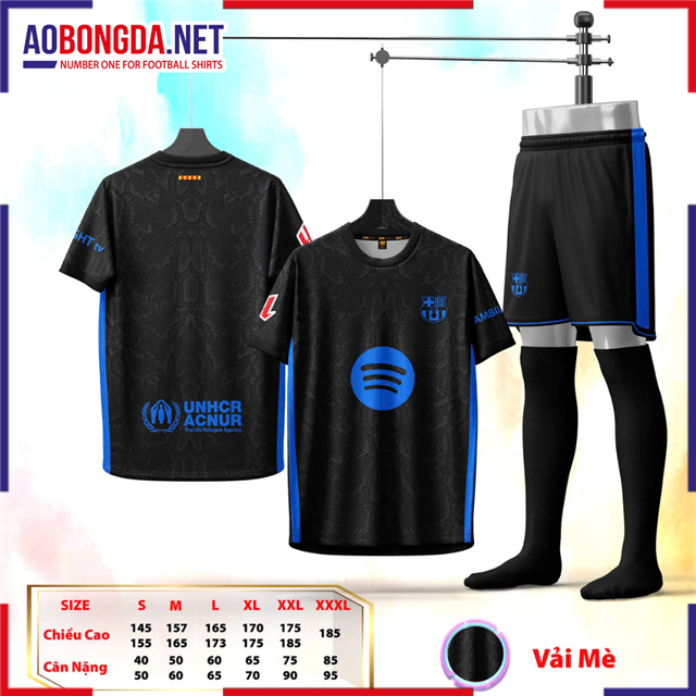 Áo Bóng Đá Câu Lạc Bộ Barca Đen 2025-2026
