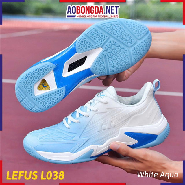 Giày Thể Thao Lefus L038 White Aqua