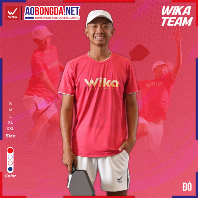 Áo Thể Thao Wika Team Nam Đỏ