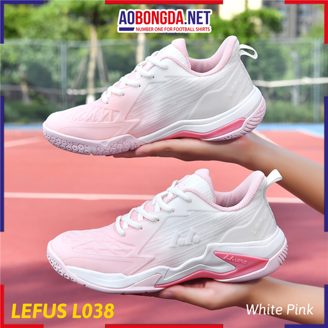 Giày Thể Thao Lefus L038 White Pink