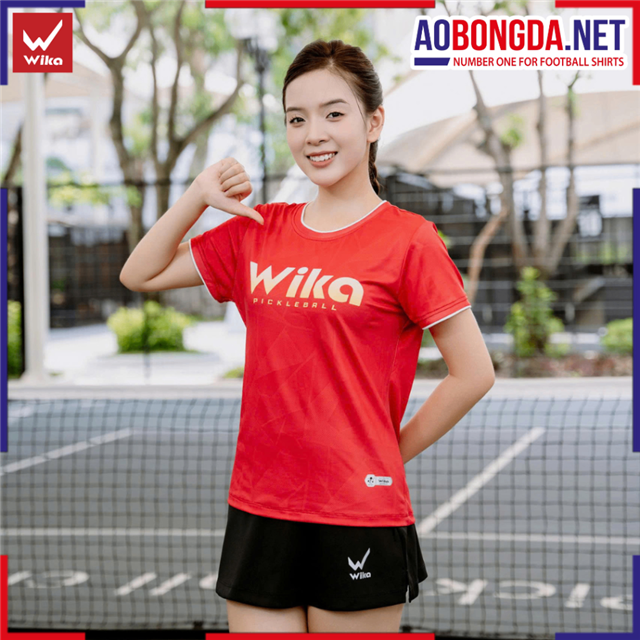 Áo Thể Thao Wika Team Nữ Đỏ