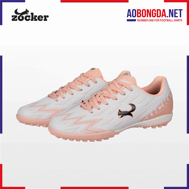 Giày Bóng Đá Zocker ZTF Inspire Pro 2 Trắng Hồng