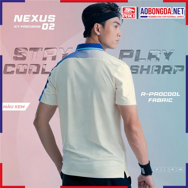 Áo Thể Thao Riki Nexus 02 Nam Kem