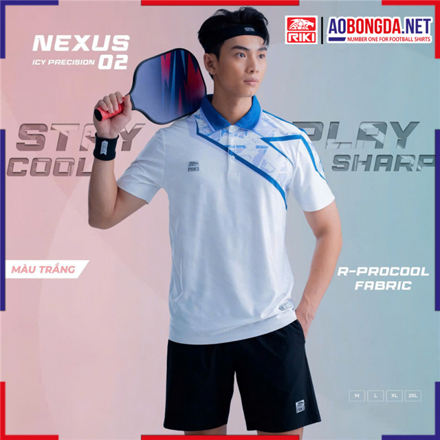 Áo Thể Thao Riki Nexus 02 Nam Trắng