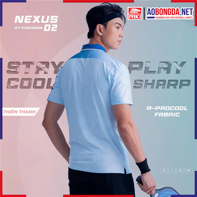Áo Thể Thao Riki Nexus 02 Nam Thiên Thanh