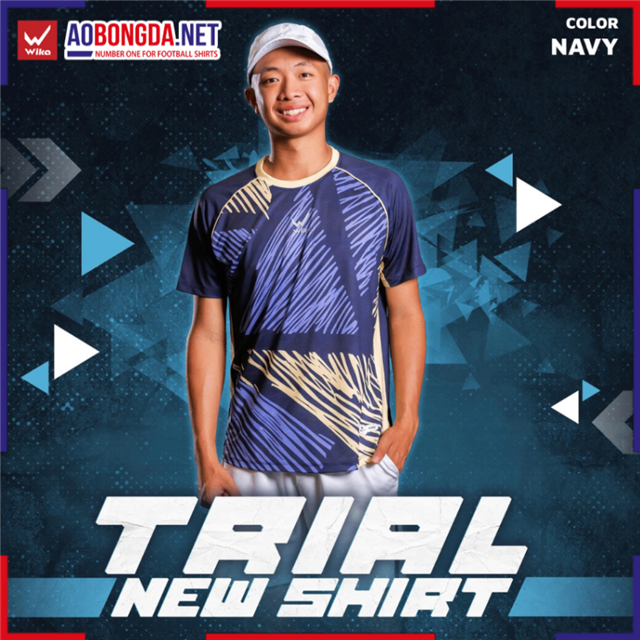  Áo Thể Thao Wika Trial Nam Navy