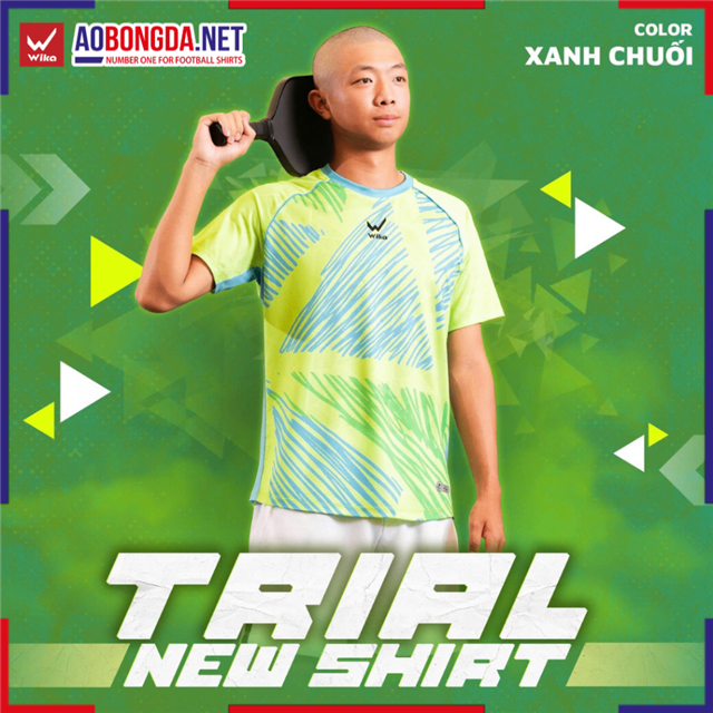 Áo Thể Thao Wika Trial Nam Xanh Chuối