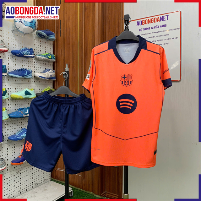 Áo Bóng Đá Câu Lạc Bộ Barca Cam 2025-2026
