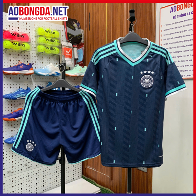 Áo Bóng Đá Đội Tuyển Đức Xanh Đen World Cup 2026–2027