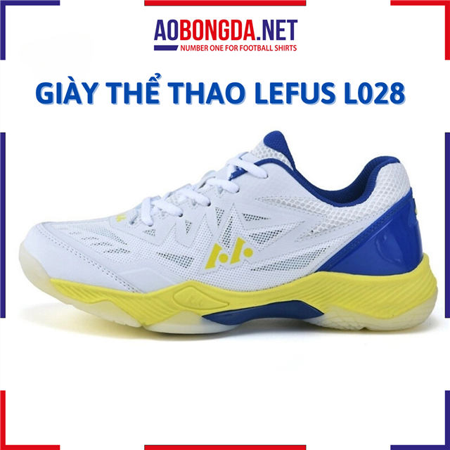 Giày Thể Thao Lefus L028 White Blue