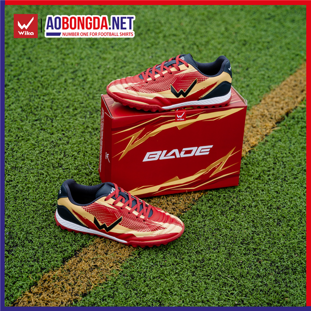 Giày bóng đá Trẻ Em Wika Blade Kid Đỏ Vàng