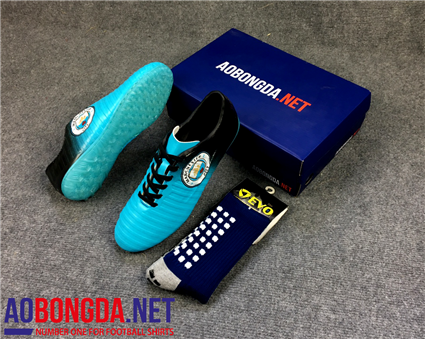 Giầy Bóng Đá MC xanh ngọc đen