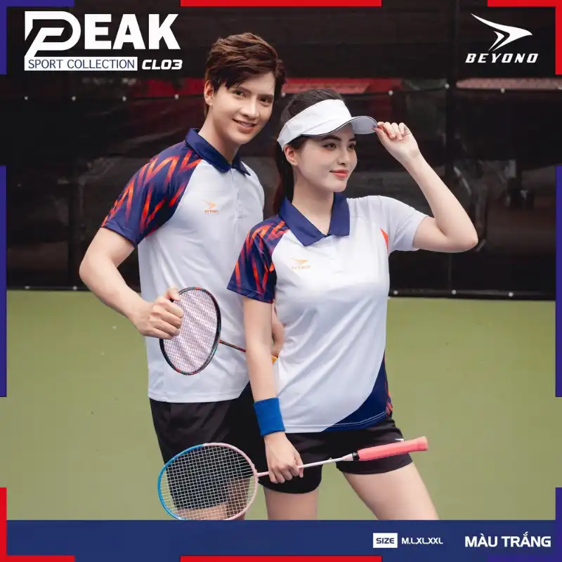 Áo Cầu Lông Beyono Peak CL03 Trắng