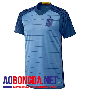 Áo Bóng Đá Tây Ban Nha xanh thủ môn euro 2016-2017