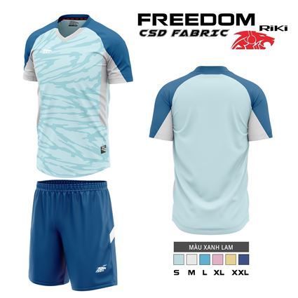 Áo bóng đá Riki Freedom xanh lam