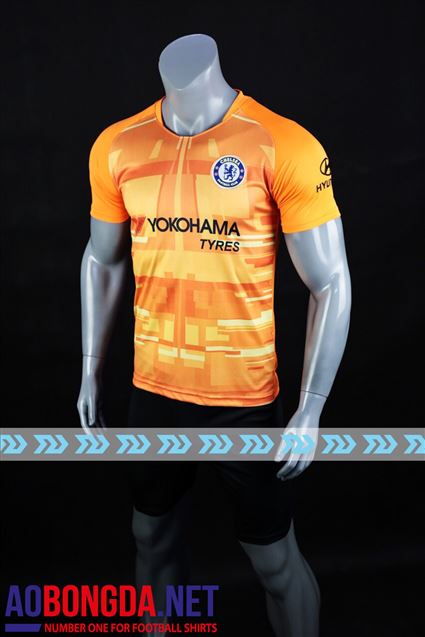 Áo Bóng Đá Chelsea vàng sân khách ngắn tay mùa giải 2019-2020