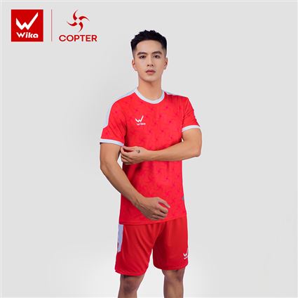 Áo bóng đá Wika Copter Đỏ 4