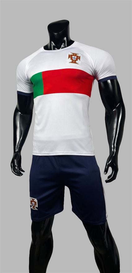 Áo Bóng Đá Bồ Đào Nha trắng world cup sân khách 2022-2023